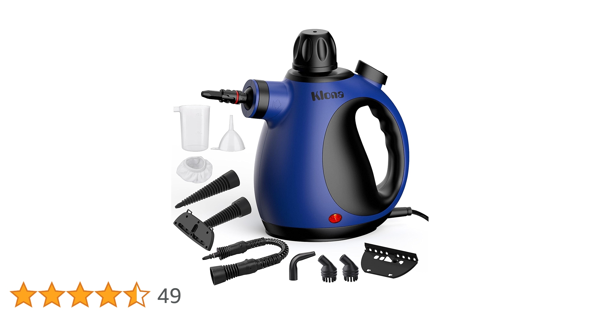 C　Klona　ハンディスチームクリーナー　10点アクセサリーセット付き　YK 71wyqE13BqL._AC_UF350,